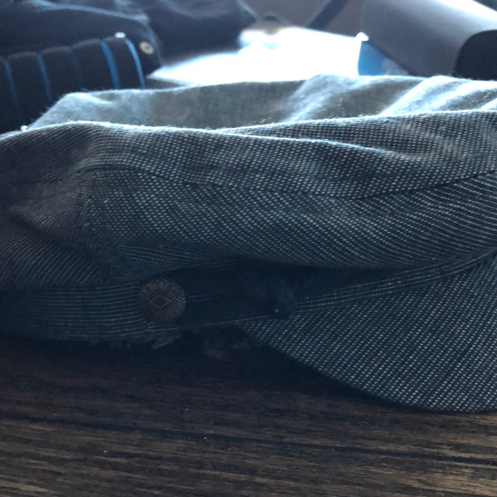 Brixton Fiddler Patchwork Herringbone Fiddler Cap